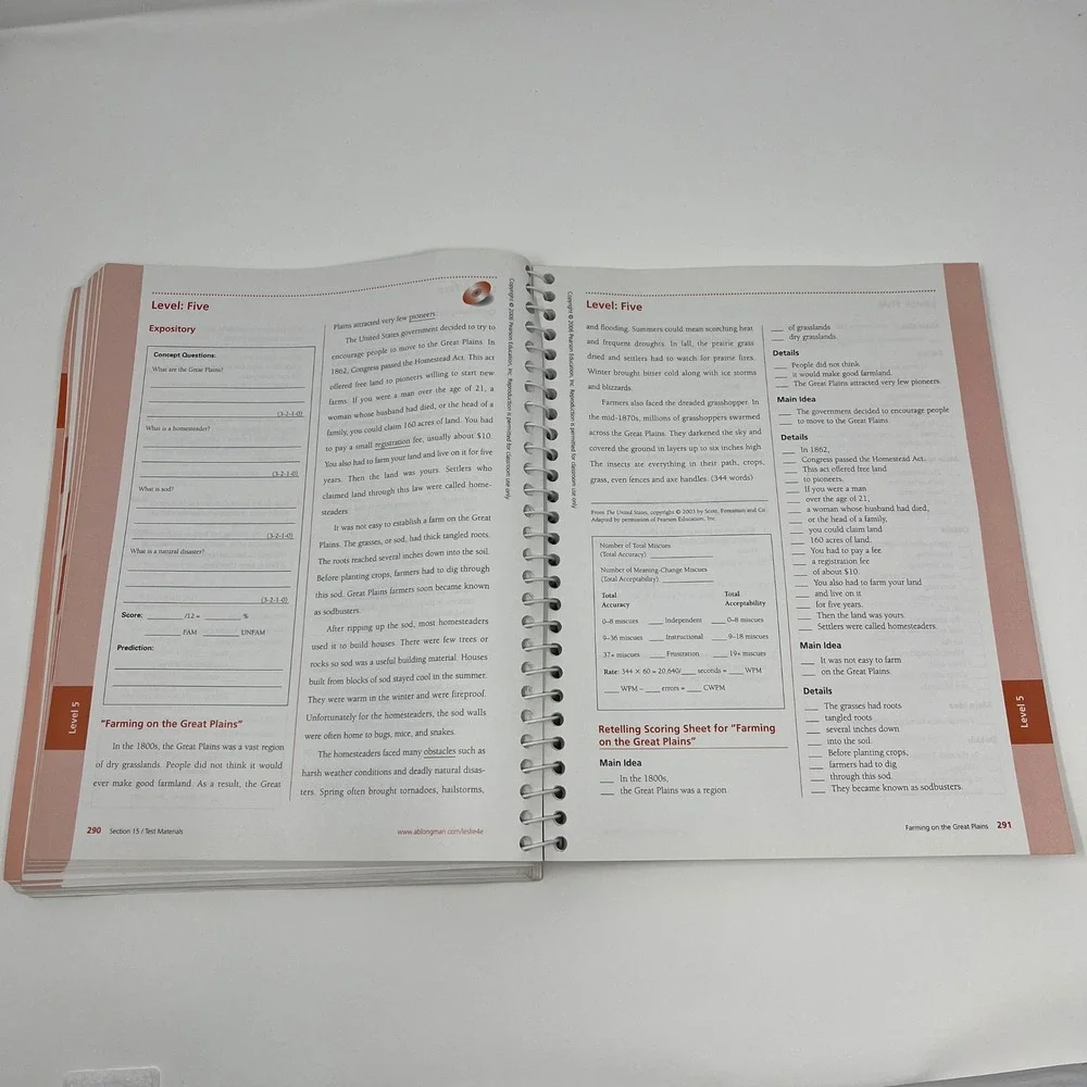 Qualitative Reading Inventory 4 QRI 4 Fourth‎ Edition With CD ROM Pearson